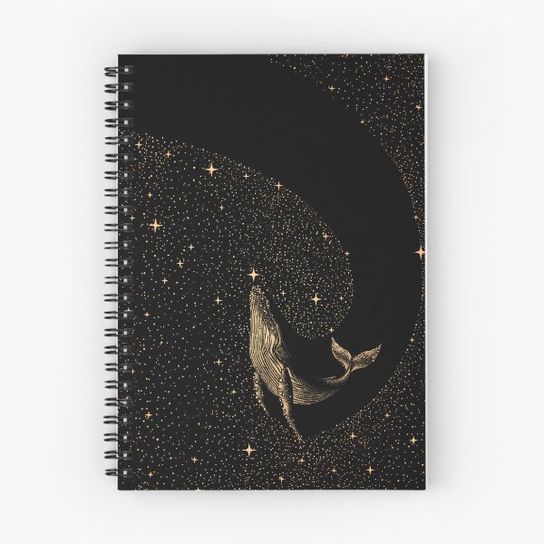 Item preview, Starry Whale - Dark GOLD Version designed and sold by AlirizaCAKIR.