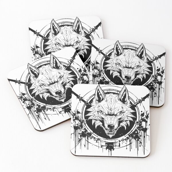 Item preview, WOLF AND KATANAS 02 designed and sold by Association AREMIS DEFENSE FORCE.