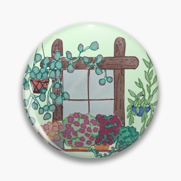 Item preview, Messy window garden - green designed and sold by TheBrambleBox.