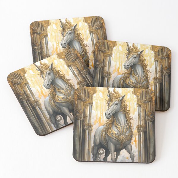 Item preview, Golden Mane Unicorn designed and sold by hermeneutic.