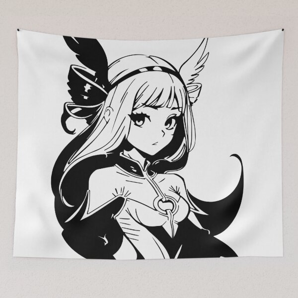 Item preview, Anime girl with long hair and angel wings designed and sold by Lukasz Kobylka.