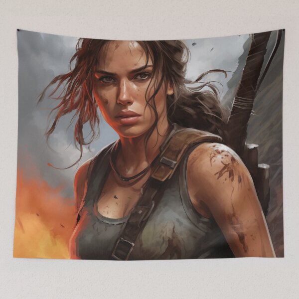 Item preview, Super dreams come true lara raider designed and sold by LLartstation.