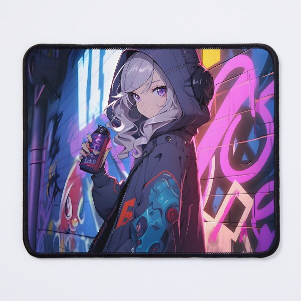Item preview, Anime urban girl with spray can art designed and sold by TheArtistOf2022.