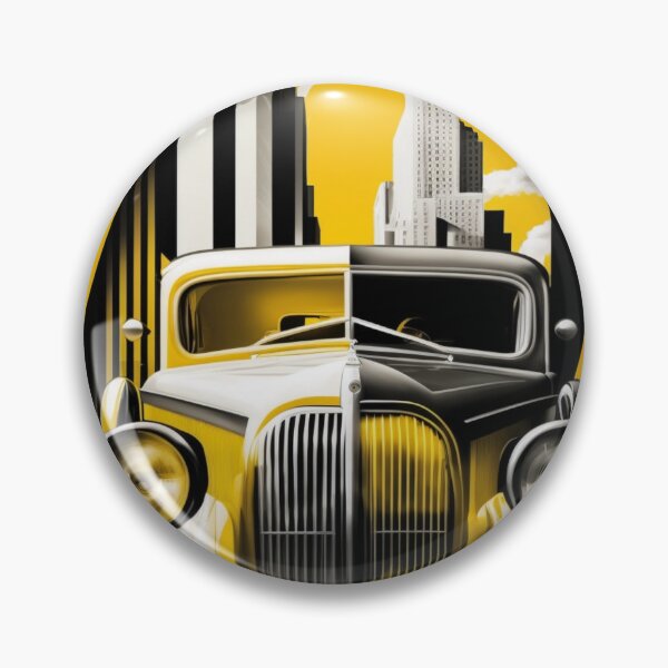 Item preview, Metropolis City Futuristic Car Light Games Film Black Yellow White designed and sold by G-M-Designs.