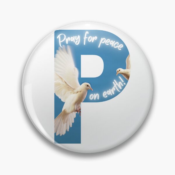 Item preview, Pray for peace on earth! designed and sold by Kid Wits Ink  "Wise enough to leave a lasting impression!".