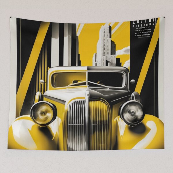 Item preview, Metropolis City Futuristic Car Light Games Film Black Yellow White designed and sold by G-M-Designs.