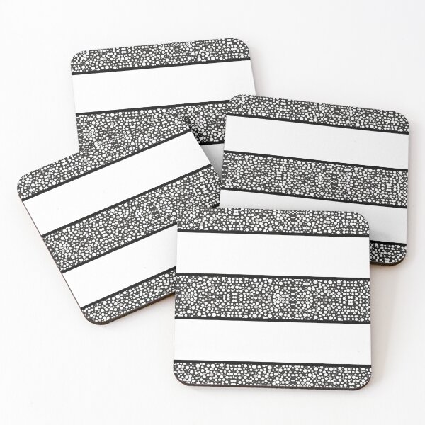 Item preview, Raindrops I Classic White Big Stripes Horizontal designed and sold by CushyNest.