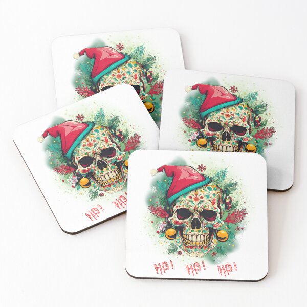 Item preview, Christmas skull designed and sold by RosaArte.