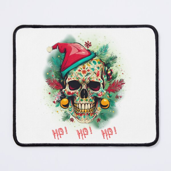 Item preview, Christmas skull designed and sold by RosaArte.