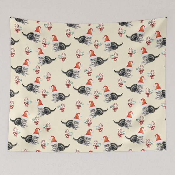 Item preview, Kitten Santa Cat designed and sold by LionessLove.