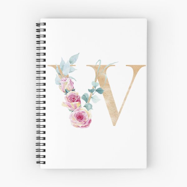 Item preview, Watercolor floral letter W  designed and sold by tapilipa.