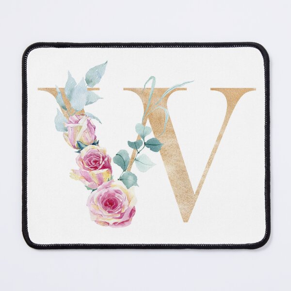 Item preview, Watercolor floral letter W designed and sold by tapilipa.