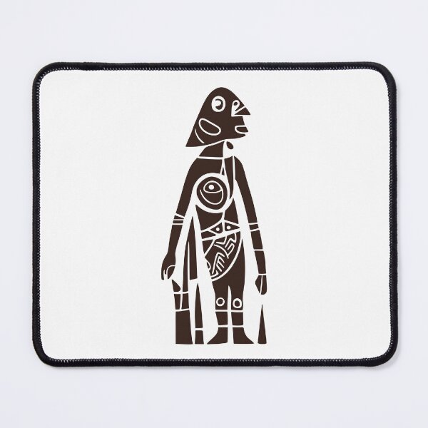 Item preview, Figure in the style of primitive art designed and sold by siloto.