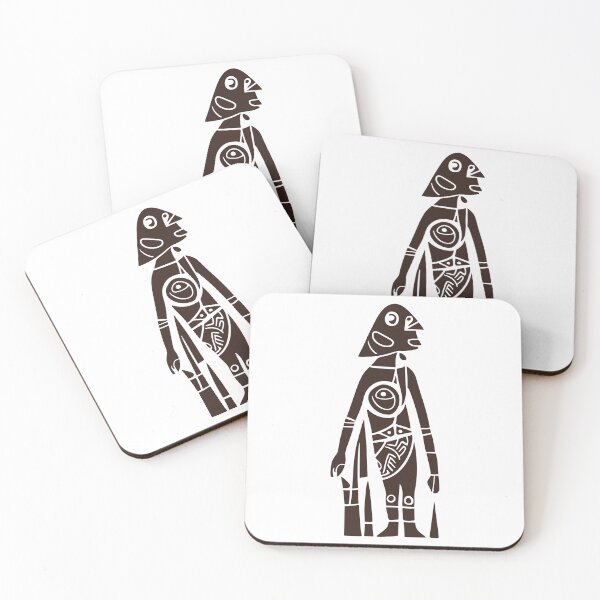 Item preview, Figure in the style of primitive art designed and sold by siloto.