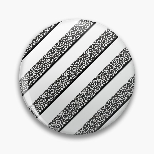 Item preview, Raindrops I Classic White Small Stripes Diagonal Right designed and sold by CushyNest.