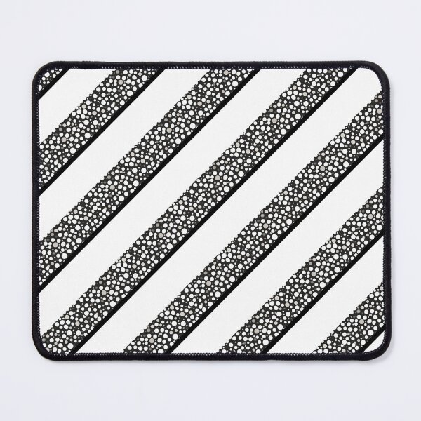 Item preview, Raindrops I Classic White Small Stripes Diagonal Right designed and sold by CushyNest.