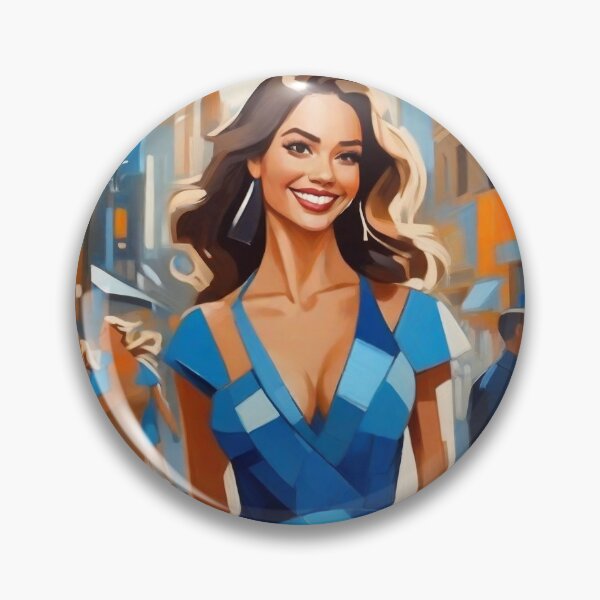 Item preview, Woman in a blue dress designed and sold by KilianSzmid.