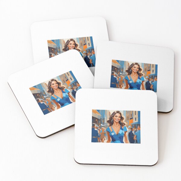 Item preview, Woman in a blue dress designed and sold by KilianSzmid.