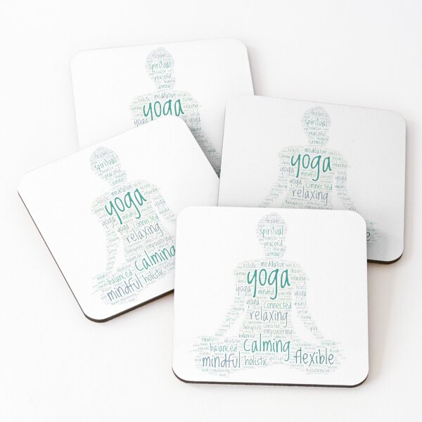 Item preview, Yoga Wordcloud for Lighter Backgrounds designed and sold by WordsYouLove.