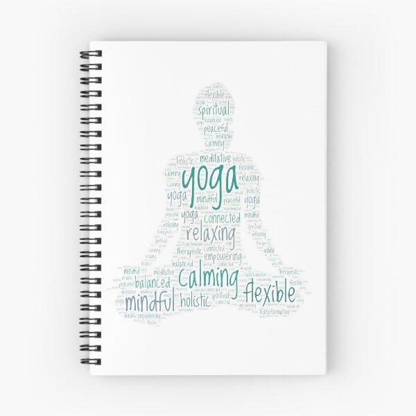 Item preview, Yoga Wordcloud for Lighter Backgrounds designed and sold by WordsYouLove.