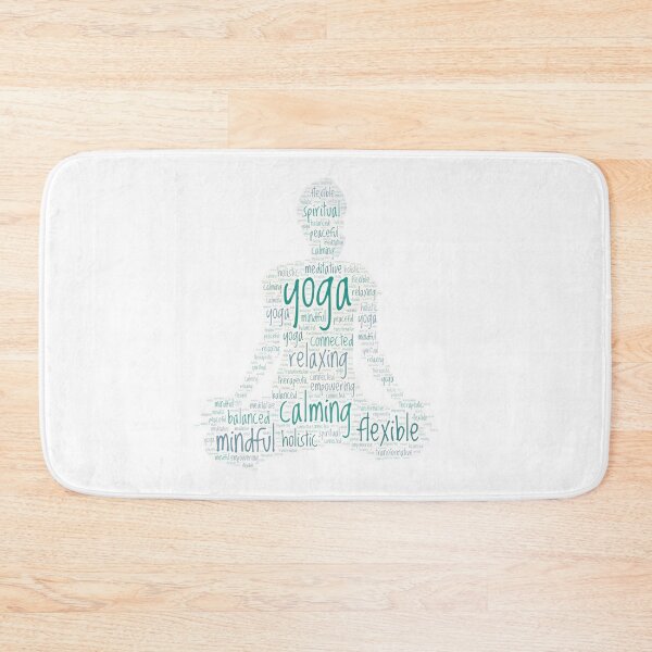 Item preview, Yoga Wordcloud for Lighter Backgrounds designed and sold by WordsYouLove.