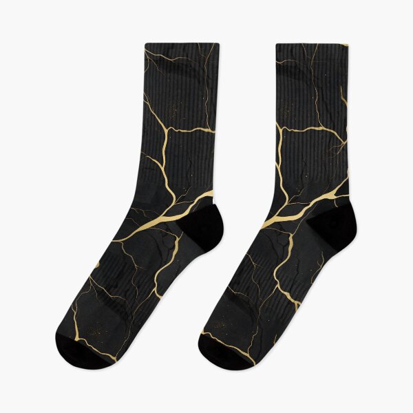 Item preview, Black and Gold Seamless Repeating Marble Tile Pattern designed and sold by PeteRascal.