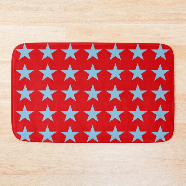 Item preview, Medium  BABY BLUE and RED STARS designed and sold by RachelMacht.