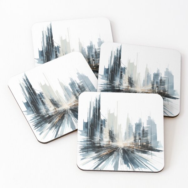 Item preview, Urban Pulse: The City's Abstract Heartbeat designed and sold by sagybp.