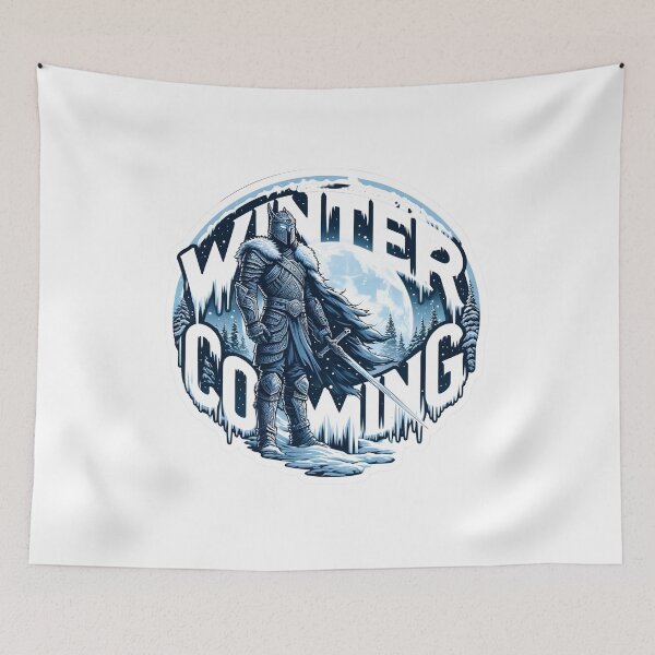 Item preview, Winter Warrior - Bold Vintage Winter is Coming designed and sold by KNAA.
