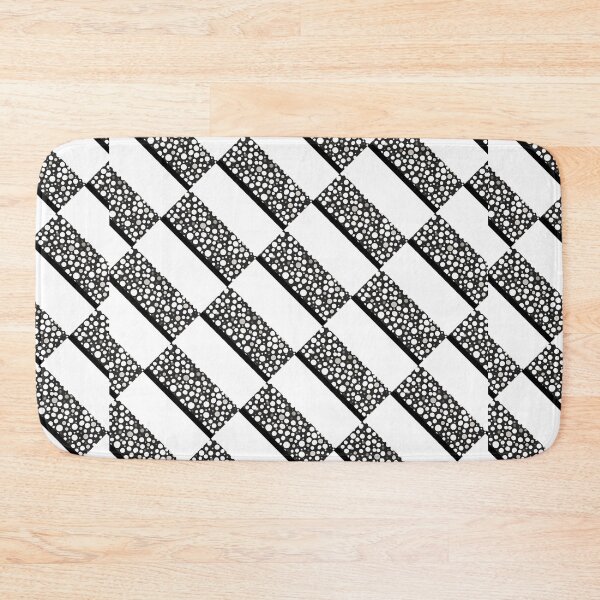 Item preview, Raindrops I Classic White Half Brick Left designed and sold by CushyNest.
