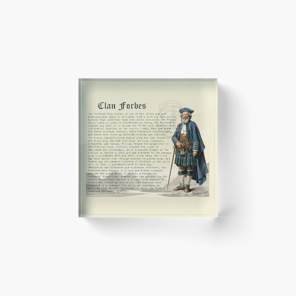 Item preview, Clan Forbes Scottish History  designed and sold by BagTown Clans.