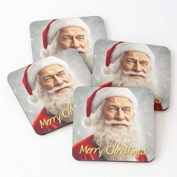 Artikelvorschau, Weihnachtsmann Frohe Weihnachten entworfen und verkauft von MtValleyDesign.