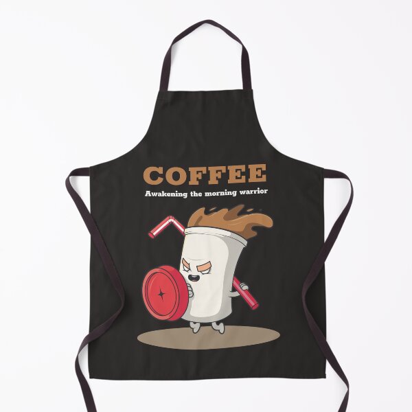 Artikelvorschau, Coffee awakening the morning warrior entworfen und verkauft von PrintCulture One.