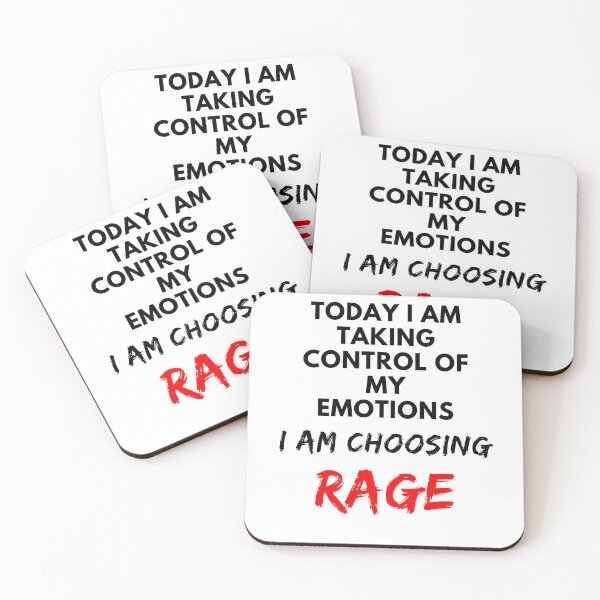 Item preview, today i am taking control of my emotions. I am choosing rage. designed and sold by Alyn8.