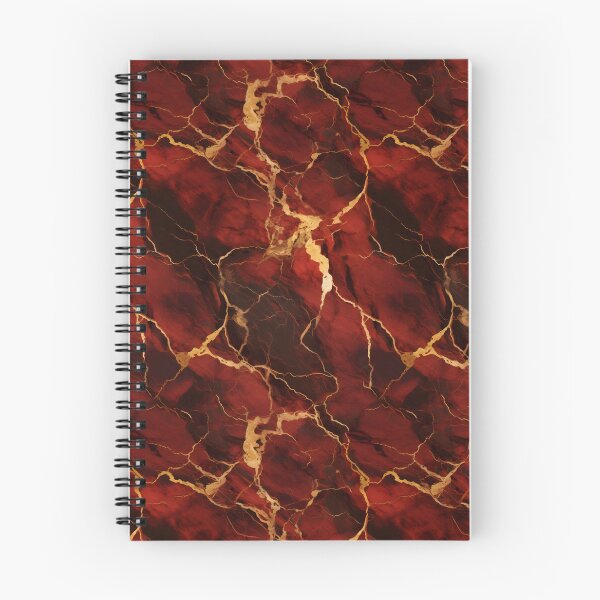 Item preview, Red and Gold Seamless Repeating Marble Tile Pattern designed and sold by PeteRascal.
