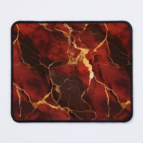 Item preview, Red and Gold Seamless Repeating Marble Tile Pattern designed and sold by PeteRascal.