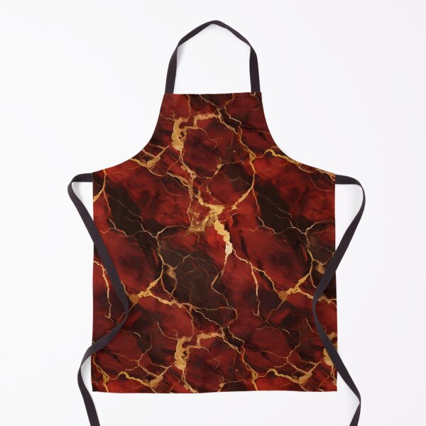 Item preview, Red and Gold Seamless Repeating Marble Tile Pattern designed and sold by PeteRascal.
