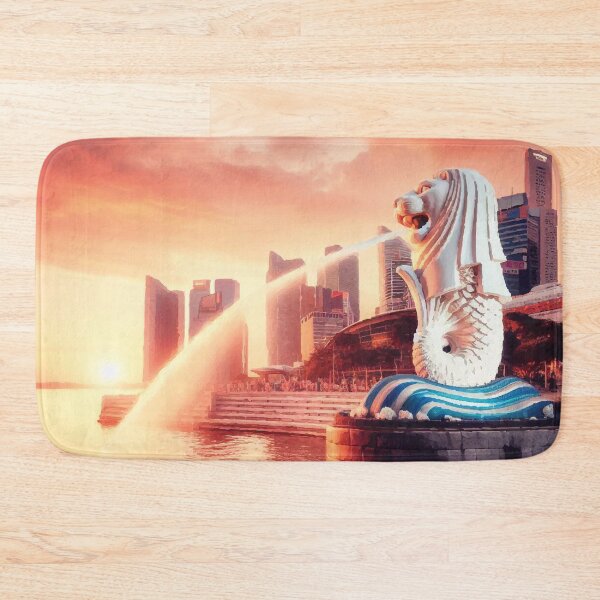 Item preview, Merlion Park, Singapore at Sunset designed and sold by badguyduh.
