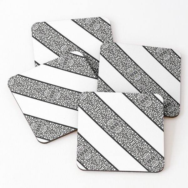Item preview, Raindrops I Classic White Big Stripes Diagonal Left designed and sold by CushyNest.