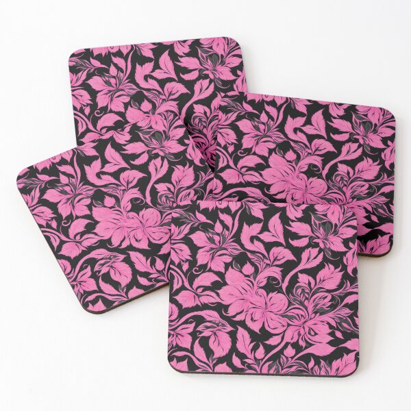 Item preview, Elegance in Contrast: Pink Floral Design designed and sold by nexanova369.