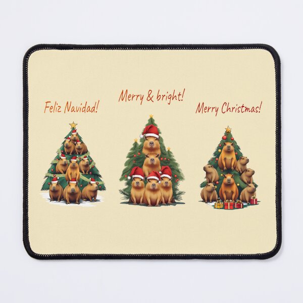 Item preview, Capybaras Christmas tree and Christmas composition, Cute capybara, Christmas sweater designed and sold by Collagedream.