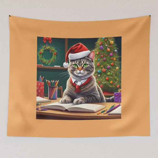 Item preview, IN MY TEACHER ERA TEACHER CAT CHRISTMAS DAY designed and sold by Mayalogo.