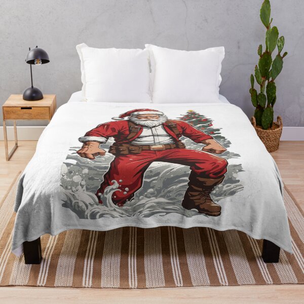 Item preview, Santa Hero in Action - Festive Superhero designed and sold by Prints-4All.