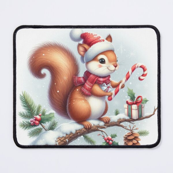 Item preview, Christmas squirrel designed and sold by LittleBucolic.
