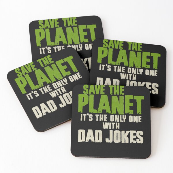 Item preview, Save The Planet Dad Jokes designed and sold by MintaApparel.