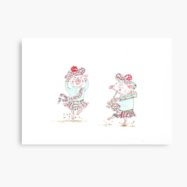 Item preview, Highland Fling Piggies designed and sold by GiselleSellier.
