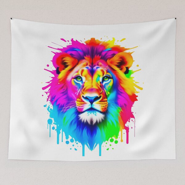 Item preview, COLORFUL LION DOMINANT designed and sold by creativemeanss1.