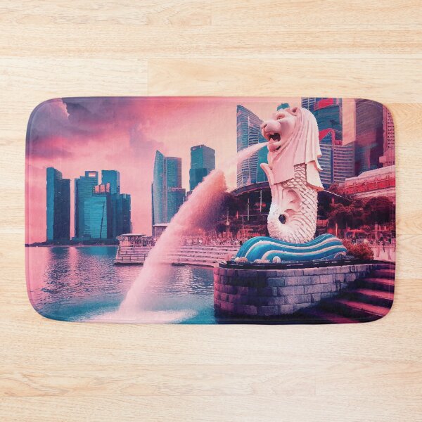 Item preview, Merlion Park, Singapore at Sunset designed and sold by badguyduh.