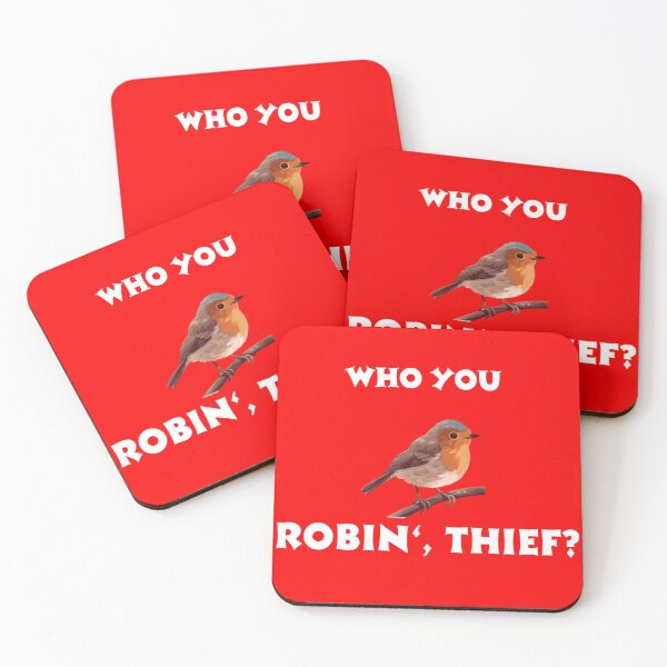 Item preview, Funny Robin Christmas design designed and sold by TentyBottles.