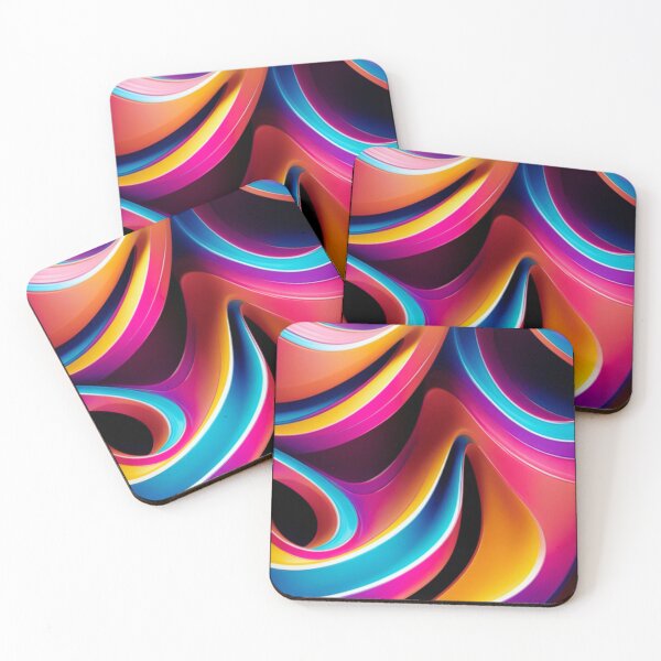 Item preview, ABSTRACT COLORFUL WAVE PATTERN designed and sold by upbay.